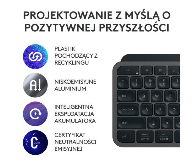 LOGITECH MX Keys S Plus Grafit 920-011589 - 1145862 - zdjęcie 12